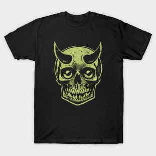 Grunge Demon Skull T-Shirt